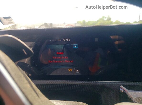 WDD3G4FB3KW002971 2019 MERCEDES-BENZ A White Вид щитка приладів