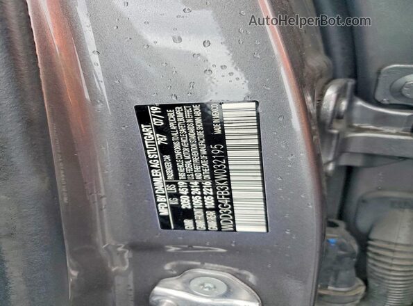 WDD3G4FB3KW032195 2019 MERCEDES-BENZ A Gray Շարժիչի բաժամունքի տեսք