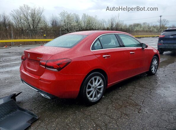 WDD3G4FB4LW039481 2020 MERCEDES-BENZ A Red Задня права чверть
