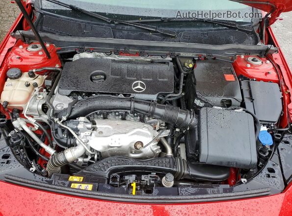 WDD3G4FB4LW039481 2020 MERCEDES-BENZ A Red Вид задньої частини салону