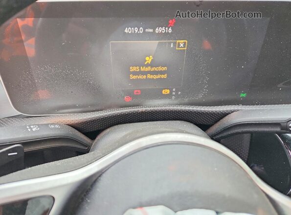 WDD3G4FB5KW024941 2019 MERCEDES-BENZ A White Вид щитка приладів