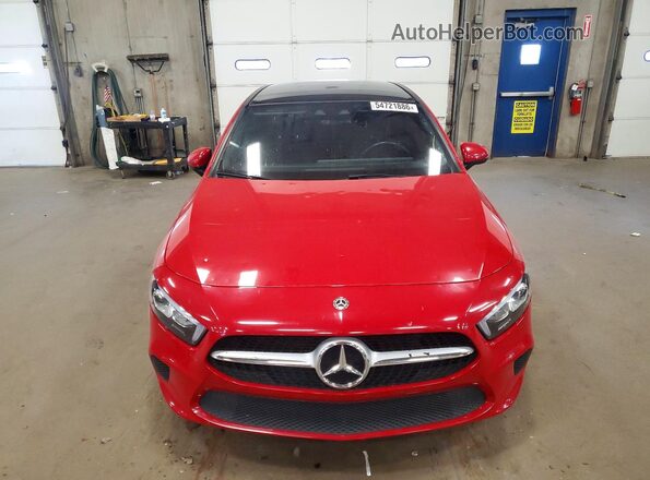 WDD3G4FB8KW020026 2019 MERCEDES-BENZ A Red Widok z przodu