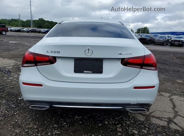 WDD3G4FB9KW022027 2019 MERCEDES-BENZ A White Widok z tyłu