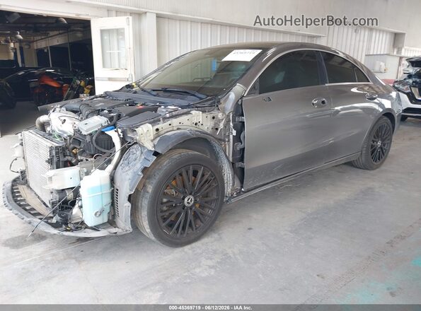 WDD5J4HB3LN071500 2020 MERCEDES-BENZ CLA 250 Gray Առջևի ձախ երեք քառորդ տեսարան