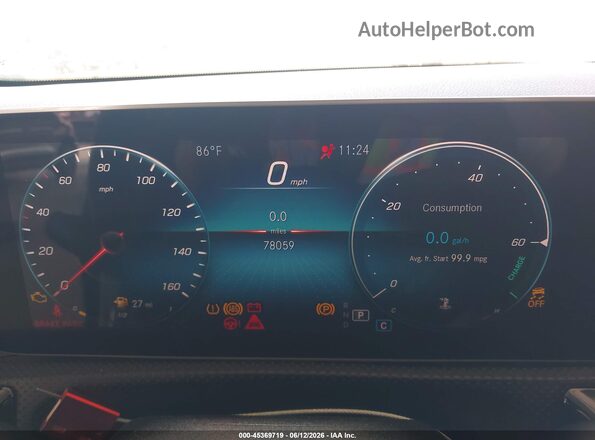 WDD5J4HB3LN071500 2020 MERCEDES-BENZ CLA 250 Gray Հետևի նստատեղերի տեսք