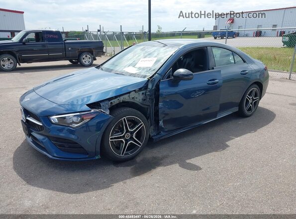WDD5J4HB8LN073100 2020 MERCEDES-BENZ CLA 250 Blue Przód lewy