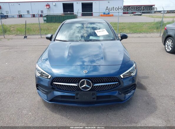 WDD5J4HB8LN073100 2020 MERCEDES-BENZ CLA 250 Blue Widok wnętrza z tyłu