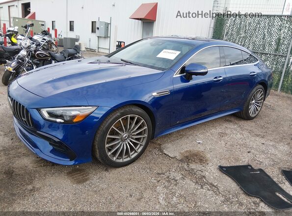 WDD7X6BB1KA003777 2019 MERCEDES-BENZ AMG GT 53 4-DOOR COUPE Blue Front left