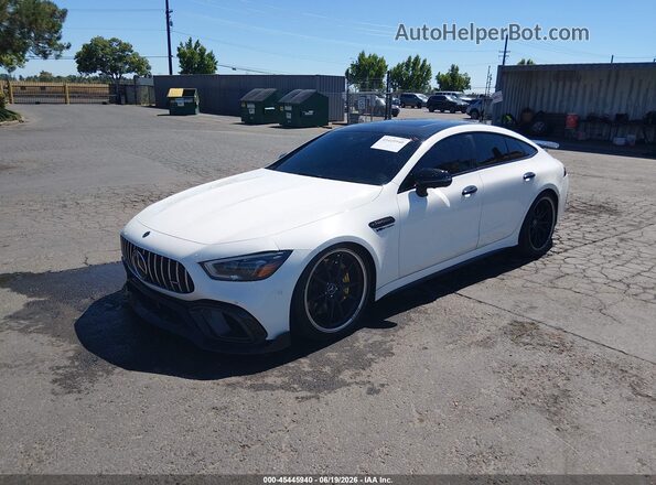 WDD7X8JB2KA006670 2019 MERCEDES-BENZ AMG GT 63 4-DOOR COUPE White Front left