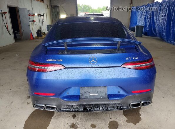 WDD7X8JB2KA007012 2019 MERCEDES-BENZ AMG Blue უკანა ხედი