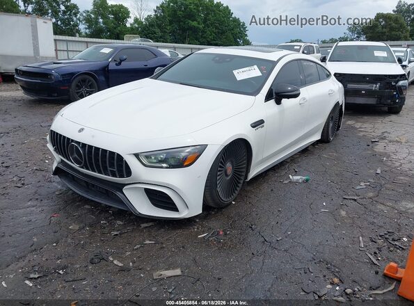 WDD7X8JB3KA008220 2019 MERCEDES-BENZ AMG GT 63 4-DOOR COUPE White Front left
