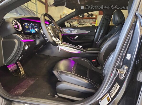 WDD7X8JB6KA000242 2019 MERCEDES-BENZ AMG Black Front interior view