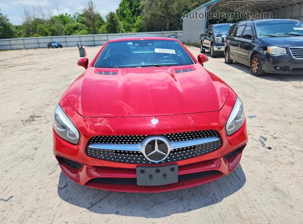 WDDJK6GA6HF045135 2017 MERCEDES-BENZ SL Red Vista frontal