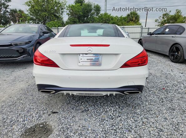 WDDJK7DA2HF043313 2017 MERCEDES-BENZ SL White უკანა ხედი