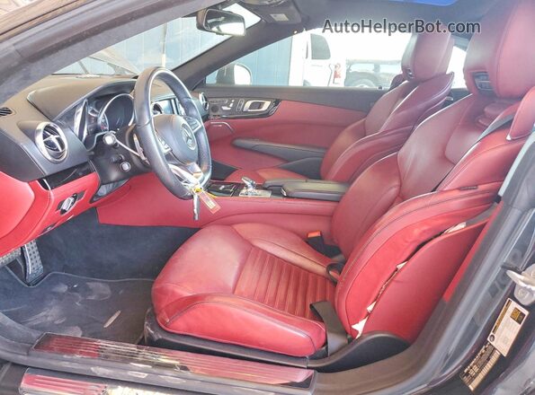 WDDJK7DA2HF046809 2017 MERCEDES-BENZ SL Charcoal Front interior view