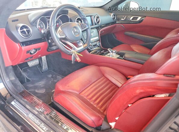 WDDJK7DA2HF046809 2017 MERCEDES-BENZ SL Charcoal Dashboard view