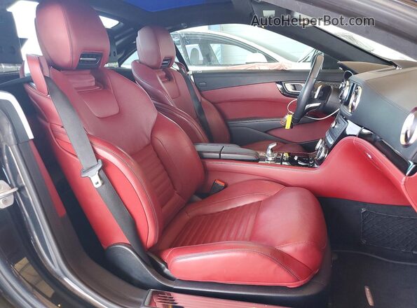WDDJK7DA2HF046809 2017 MERCEDES-BENZ SL Charcoal Rear seats view