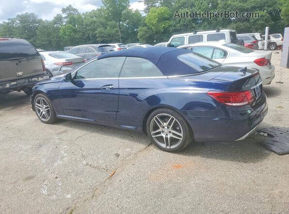 WDDKK6FF2GF322637 2016 MERCEDES-BENZ E Blue Rear left