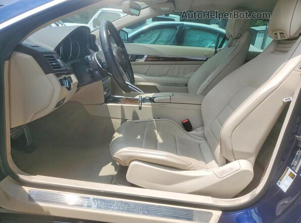 WDDKK6FF2GF322637 2016 MERCEDES-BENZ E Blue Front interior view