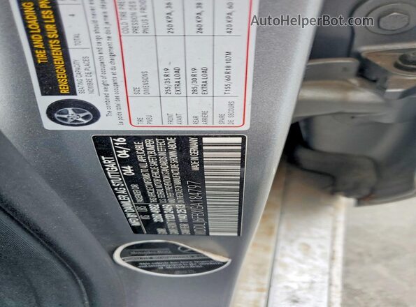 WDDLJ6FBXGA184797 2016 MERCEDES-BENZ CLS-CLASS Silver Widok komory silnika