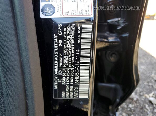 WDDLJ6HB5GA162414 2016 MERCEDES-BENZ CLS-CLASS Black 