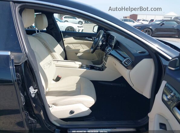 WDDLJ7DB1GA179559 2016 MERCEDES-BENZ CLS-CLASS Black Front interior view