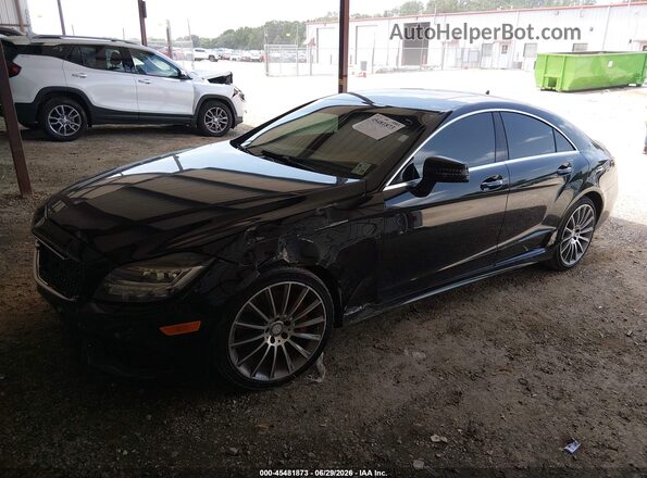 WDDLJ7DB1GA184972 2016 MERCEDES-BENZ CLS-CLASS Black Передня ліва чверть