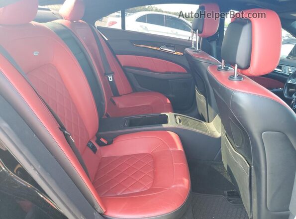 WDDLJ7DB6GA173773 2016 MERCEDES-BENZ CLS-CLASS Black Rear seats view