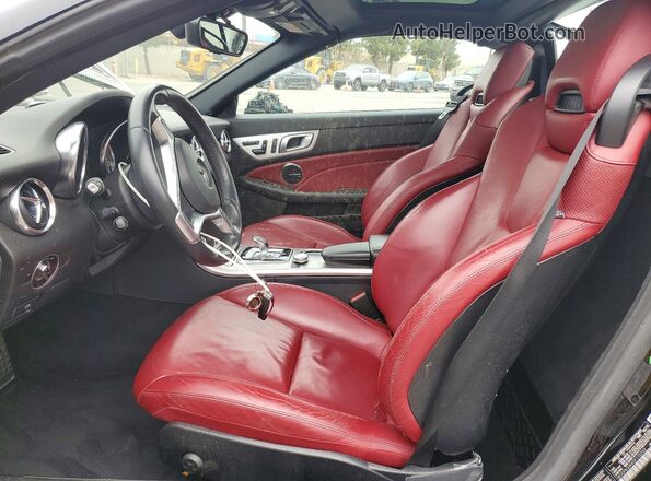 WDDPK3JA6GF115202 2016 MERCEDES-BENZ SLK Black Widok wnętrza z przodu