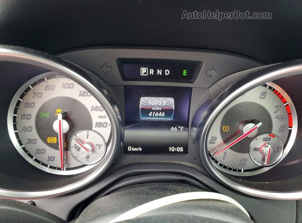 WDDPK3JA6GF115202 2016 MERCEDES-BENZ SLK Black Widok zestawu wskaźników