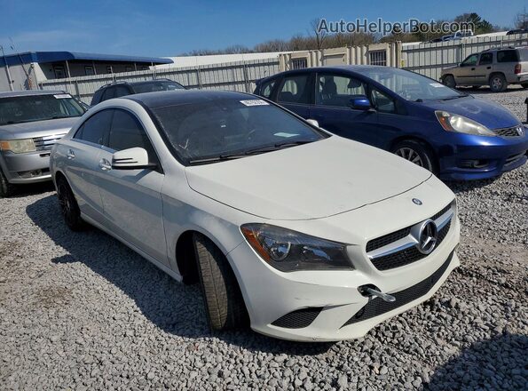 WDDSJ4EB0GN318436 2016 MERCEDES-BENZ CLA-CLASS Белый Передняя правая четверть