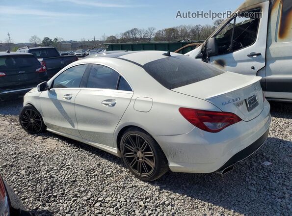 WDDSJ4EB0GN318436 2016 MERCEDES-BENZ CLA-CLASS Белый Задняя левая четверть