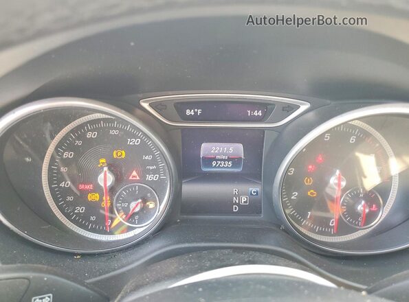 WDDSJ4EB0JN639898 2018 MERCEDES-BENZ CLA-CLASS White Widok zestawu wskaźników