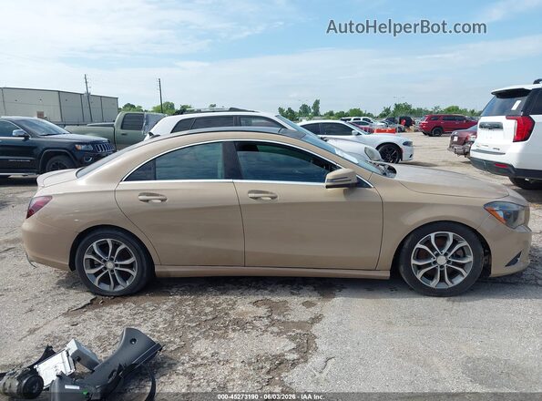 WDDSJ4EB1GN305727 2016 MERCEDES-BENZ CLA 250 Beige Vista interior trasera
