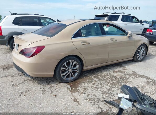 WDDSJ4EB1GN305727 2016 MERCEDES-BENZ CLA 250 Beige Trasero derecho