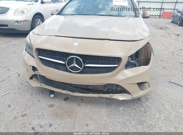 WDDSJ4EB1GN305727 2016 MERCEDES-BENZ CLA 250 Beige Widok z przodu