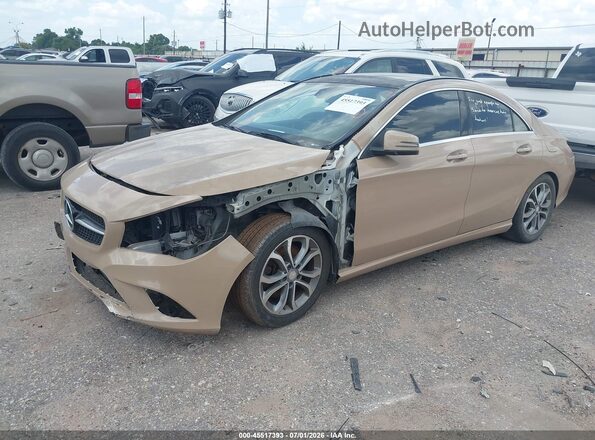 WDDSJ4EB1GN305727 2016 MERCEDES-BENZ CLA 250 Beige Przód lewy