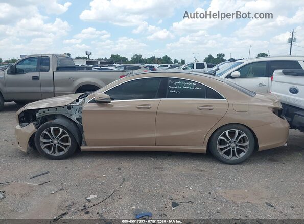 WDDSJ4EB1GN305727 2016 MERCEDES-BENZ CLA 250 Beige Widok wnętrza z tyłu