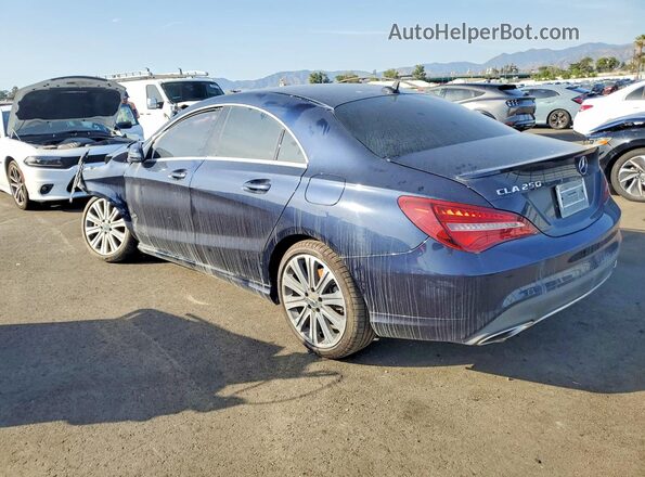 WDDSJ4EB1JN619997 2018 MERCEDES-BENZ CLA-CLASS Blue Հետևի ձախ