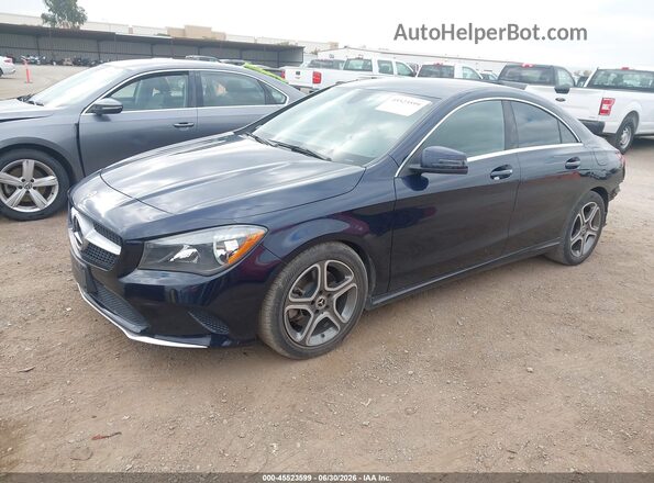 WDDSJ4EB1JN695610 2018 MERCEDES-BENZ CLA 250 Blue Առջևի ձախ երեք քառորդ տեսարան