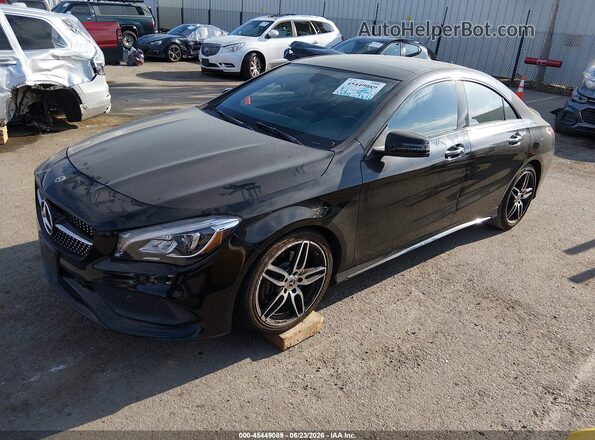 WDDSJ4EB1KN738103 2019 MERCEDES-BENZ CLA 250 Черный Передняя левая четверть