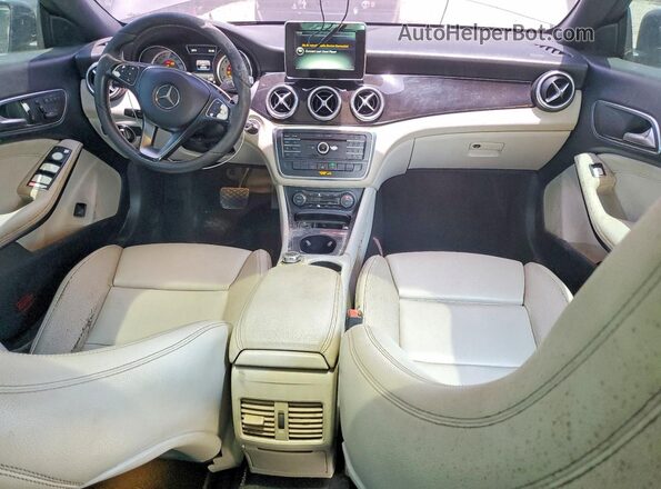 WDDSJ4EB2GN350854 2016 MERCEDES-BENZ CLA-CLASS Gray Առջևի վահանակի տեսք