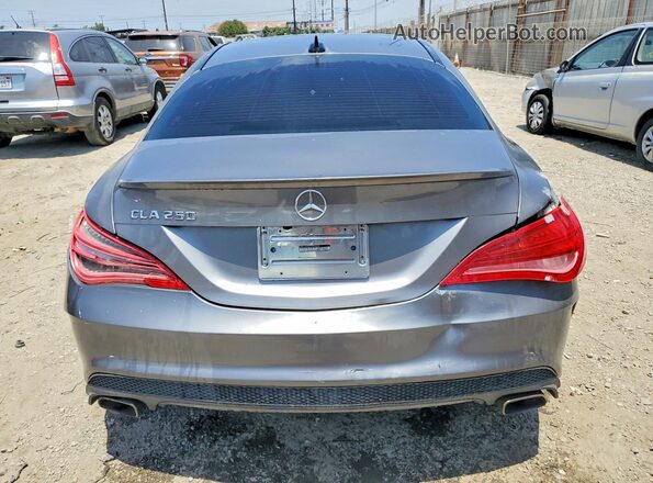 WDDSJ4EB2GN350854 2016 MERCEDES-BENZ CLA-CLASS Gray Հետևի տեսք