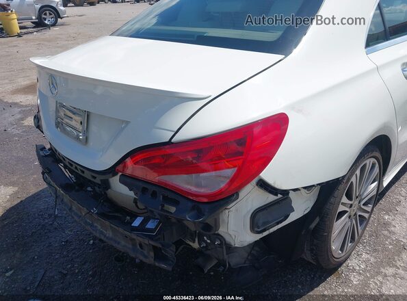 WDDSJ4EB2JN549734 2018 MERCEDES-BENZ CLA 250 White Vista frontal