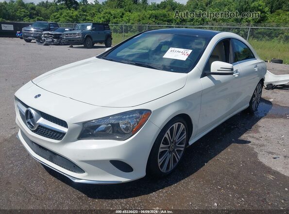 WDDSJ4EB2JN549734 2018 MERCEDES-BENZ CLA 250 White Vista tres cuartos delantera izquierda