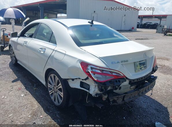 WDDSJ4EB2JN549734 2018 MERCEDES-BENZ CLA 250 White Trasero izquierdo