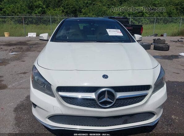 WDDSJ4EB2JN549734 2018 MERCEDES-BENZ CLA 250 White Vista interior trasera