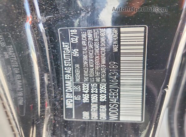WDDSJ4EB2JN643189 2018 MERCEDES-BENZ CLA-CLASS Black Widok komory silnika