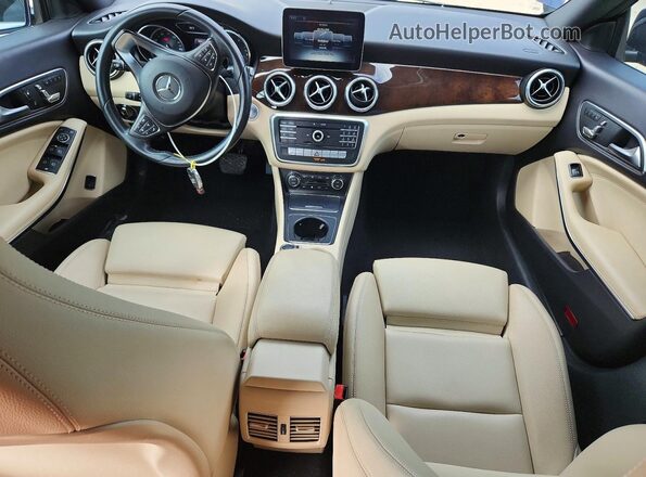 WDDSJ4EB3JN525264 2018 MERCEDES-BENZ CLA-CLASS Blue Dashboard view