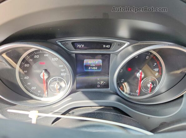WDDSJ4EB3JN525264 2018 MERCEDES-BENZ CLA-CLASS Blue Instrument cluster view